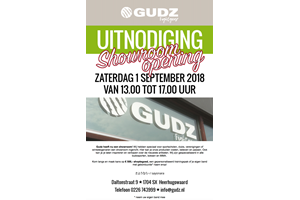 Opening showroom Gudz in Heerhugowaard