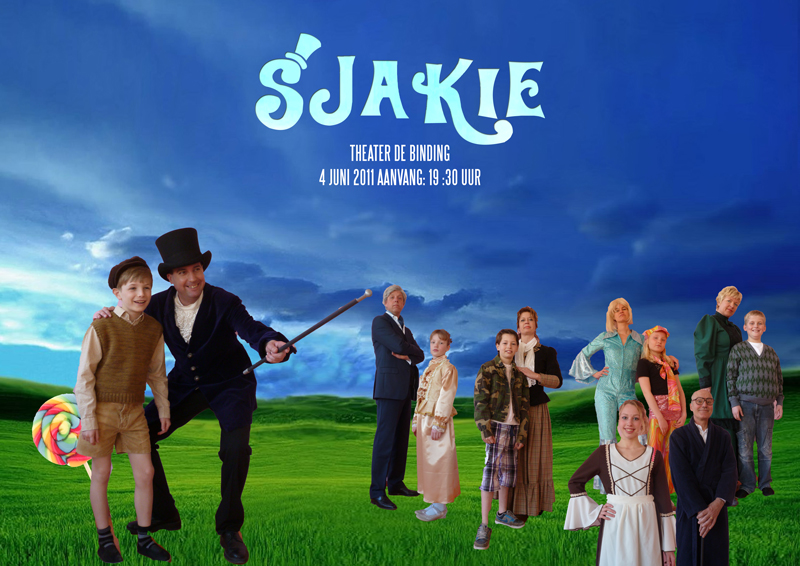SJAKIE- de musical op zaterdagavond 4 en zondagmiddag 5 juni in theater de Binding
