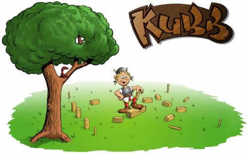 Kubb-en in buitenbad de Bever in Sint Pancras