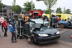 Oefenauto van de brandweer