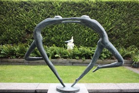 Beeld in de tuin van De Oude Walnoot