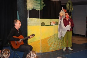Foto uit de voorstelling Wapperwind van het  Zoldertheater