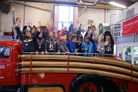 De winnaar De Duizend Eilandenschool - foto brandweer Langedijk Kees Dehe