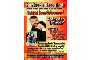 Dubbel concert Marius de Haas in Doopsgezinde Kerk