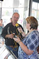 Henk Vassbinder keyboarddocent bij de muziekschool 