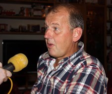 Leo Glas (Moos Presley op het benefietconcert)
