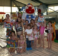 De winnaars in zwembad Duikerdel