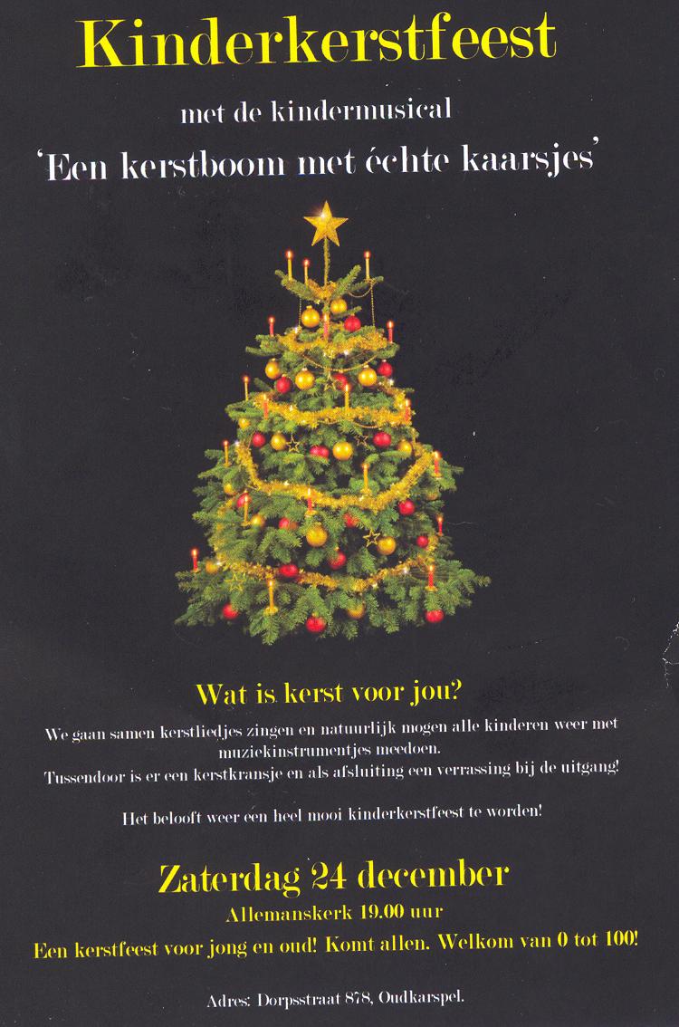 Kinderkerstfeest in Allemanskerk