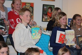 De winnaars: Daan Pronk en Matilde Haan