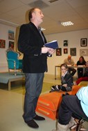 Presentator Geert van Diepen