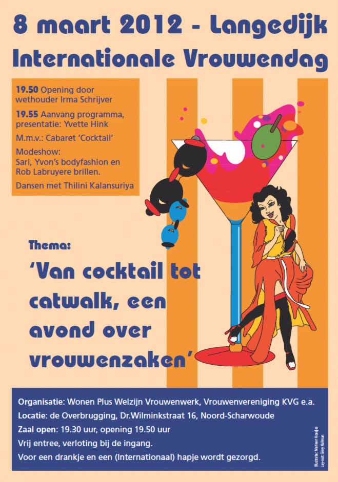 Van cocktail tot catwalk, een avond over vrouwenzaken