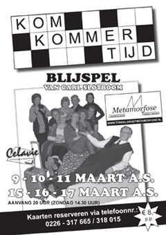 Metamorfose speelt blijspel Komkommertijd