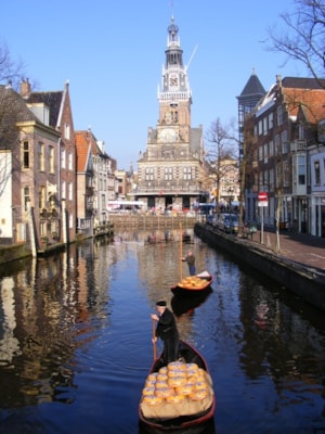 Museum BroekerVeiling aanwezing op de kaasmarkt in Alkmaar
