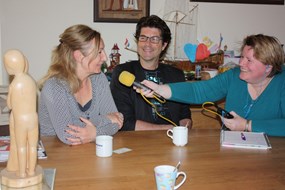 Interview met Anita Ringma, Herman Planken in het midden