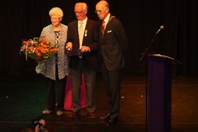 Piet Woestenburg met koninklijke onderscheiding