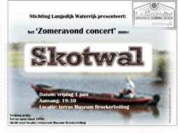 Zomeravondconcert Langedijk Waterrijk met Skotwal!
