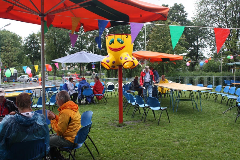 Arkelterras voor wandelaars Alkmaarse Wandelvierdaagse