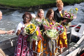 Vertrek per akkerschuit
