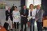 vlnr Gerrit Eveleens SKL, Monique Mul SKL, weth. Frits Westerkamp, Lonneke de Jong + Ekon Hartog SPL