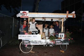 Team Hart van Oudkarspel vlnr Paul en Gwen Wezenbeek, Eileen Wever, Sharon Zagers, Wilfred de Wit 