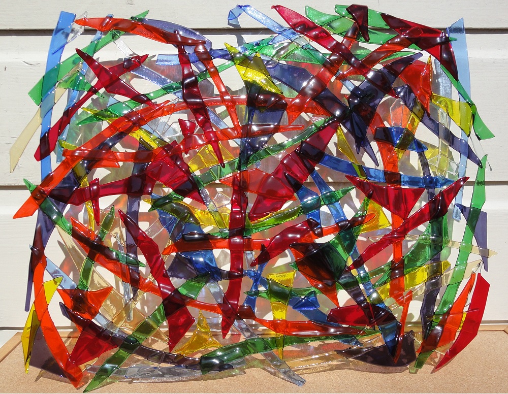 Glashelderglas expositie in Dorpshuis de Geist