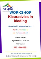 Workshop Kleuradvies in Dorpshuis De Geist