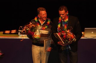 Kees Bruin en Nick Huibers zijn de vrijwilligers van 2012 in Langedijk 