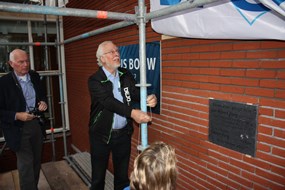 Het ophalen van het doek door Jan Jong