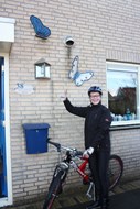 Joke Tuinema probeert geld in te zamelen voor St. Vlinderkind