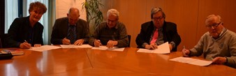 Ondertekening van meer samenwerking tussen ouderenbonden in Langedijk