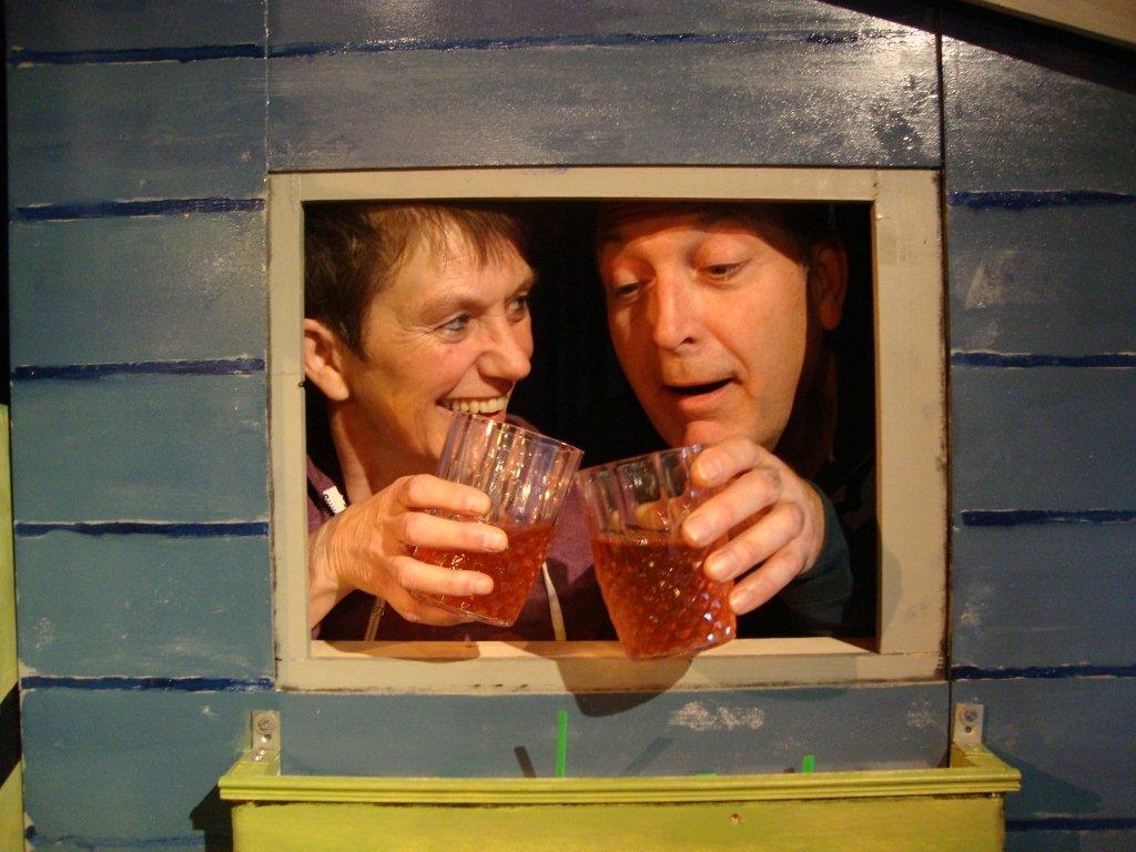 Het Pancrasser Zoldertheater speelt peuter/kleutervoorstelling: Circus Roos en Eddie in bibliotheek