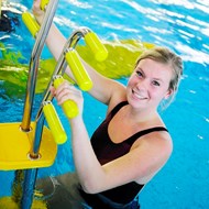 Aqua-Fitness wordt uitgebreid (foto Marjolein Ansink)