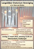 Concert Langedijker Oratoriumvereniging