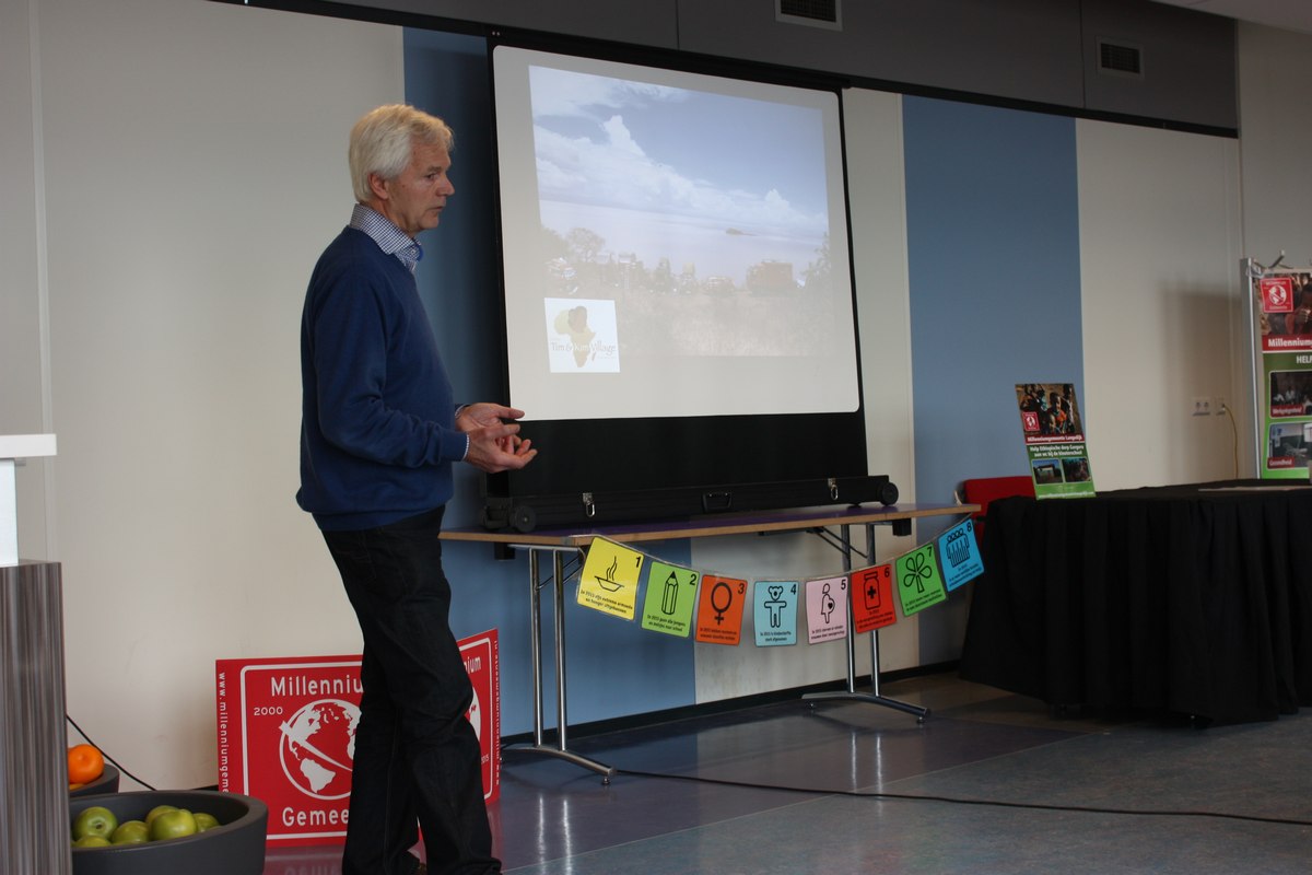 Sponsorloop Jan Arentsz om geld in te zamelen voor Gorgora