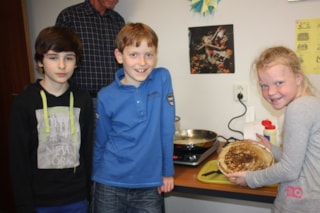 De pannenkoeken zien er lekker uit