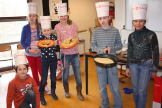 Lekkere pannenkoeken voor de leerlingen en inwoners Horizon