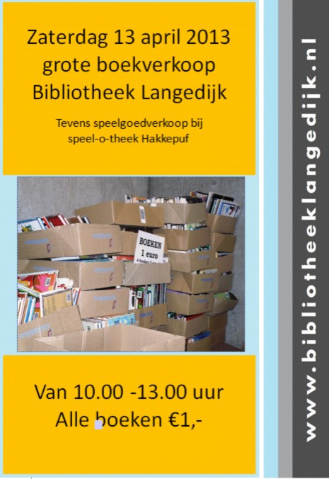 Bibliotheek Langedijk organiseert boekenverkoop