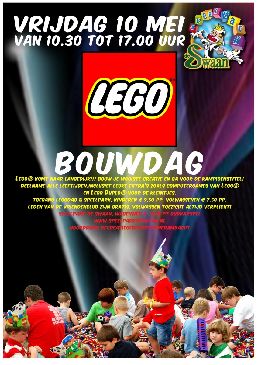 Lego-bouwdag bij Speelpark de Swaan