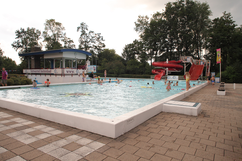 Vaderdag in buitenbad de Bever