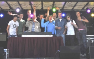 Podium de Koog blij met djset gegeven door St. Lief Langedijk (foto Atelier Miek)