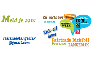 Kick-Off Fairtrade Diner op 26 oktober