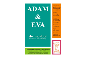 Adam & Eva, de Musical op 26 en 27 oktober 