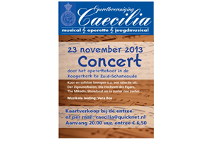 Musical/operette Caecilia geeft najaarsconcert in Koogerkerk Zuid-Scharwoude