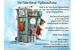 Kinderkerstfeest in de Allemanskerk: De Tele-Kerst-Tijdmachine