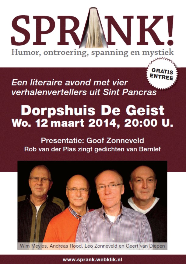 Verhalenavond in Sint Pancras