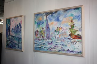 Werk van Pierre Struys in de galerie