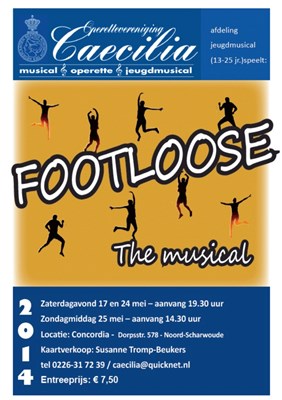 Musical Footloose van Jeugdmusicalgroep Caecilia