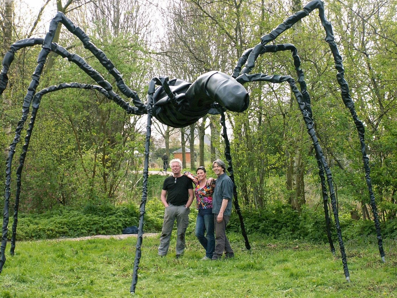 Reuzenspin maakt indruk in Hortus Alkmaar
