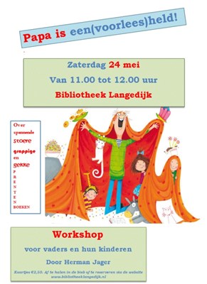 Workshop Papa is een voorleesheld 