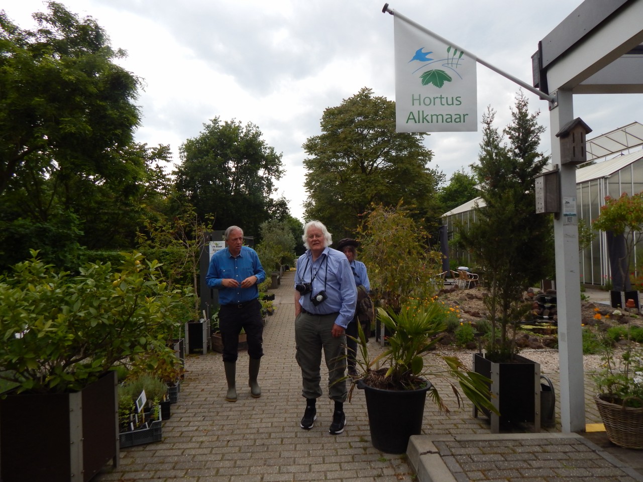 Redmond O´Hanlon op bezoek in Hortus Alkmaar